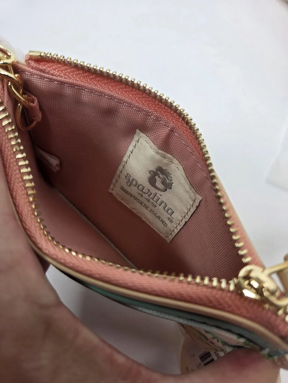 Spartina 449 Slim Card Coin Purse Coastal Dreams Wristlet NWT